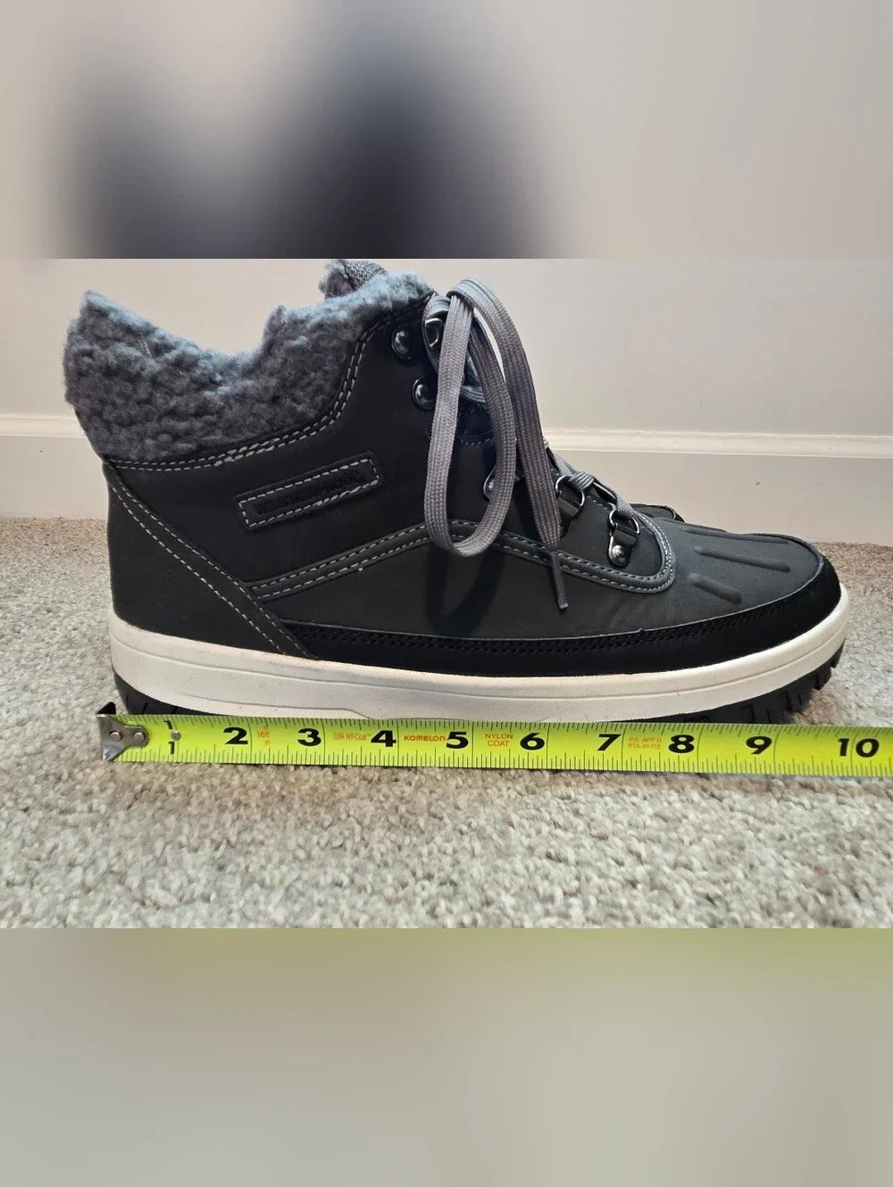 Men's Weatherproof Slope Sneaker Boots - Gray - Size 10